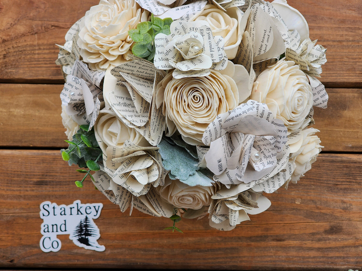 Storybook Inspired Wedding Bouquet with a Matching Boutonniere