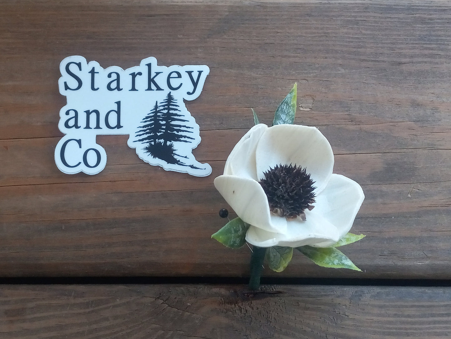 Garden Theme Wedding Bouquet with a matching Boutonniere