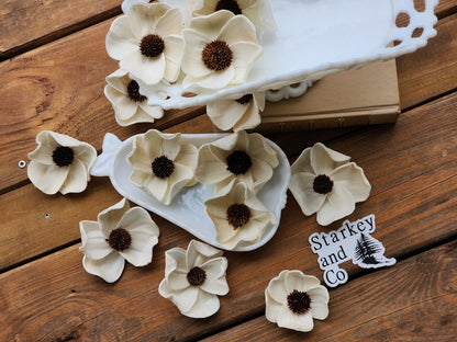 Wood Flowers, Thistle Center Dogwood (Set of 12)
