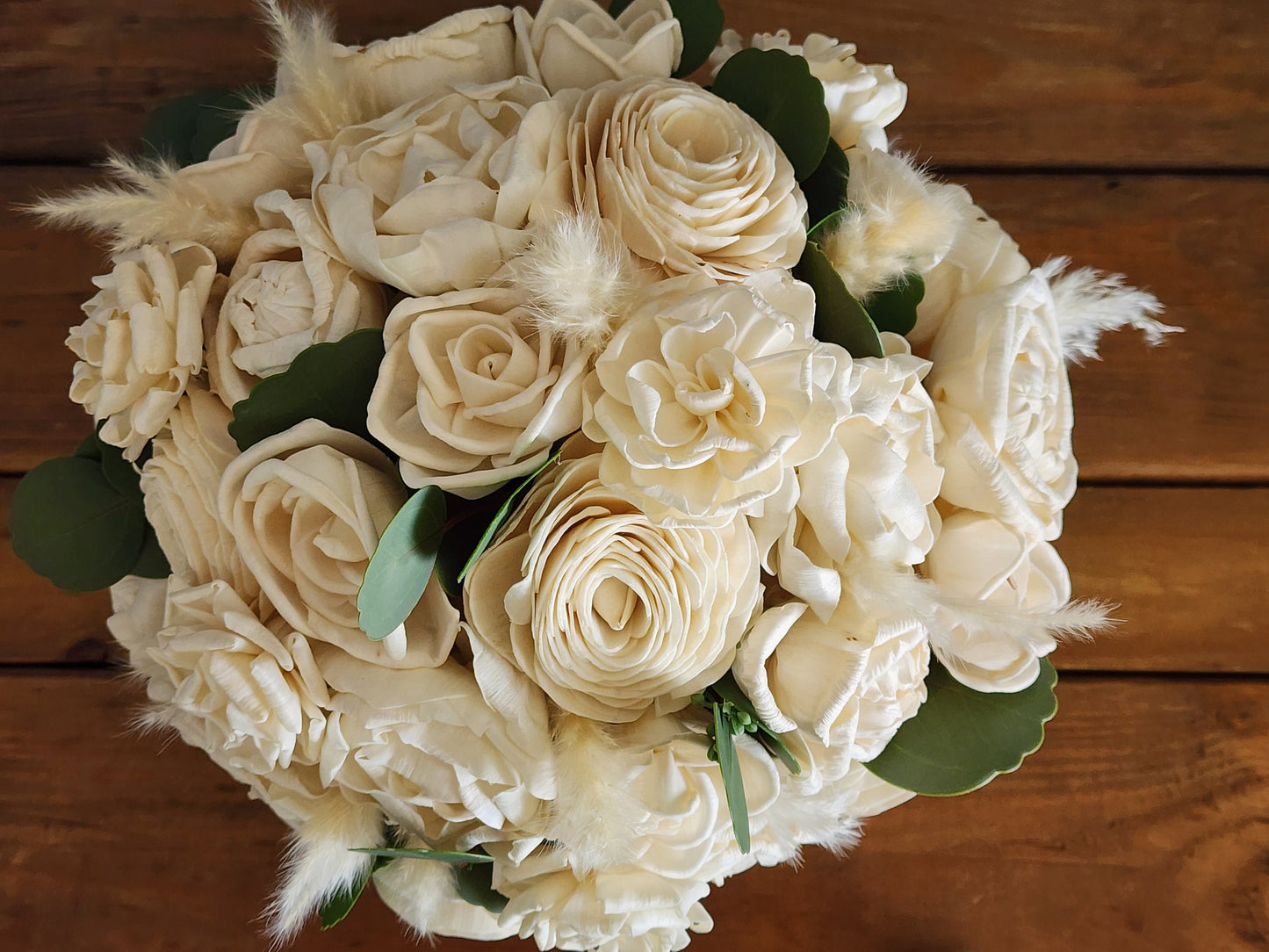 Wedding Bouquet with a matching Boutonniere