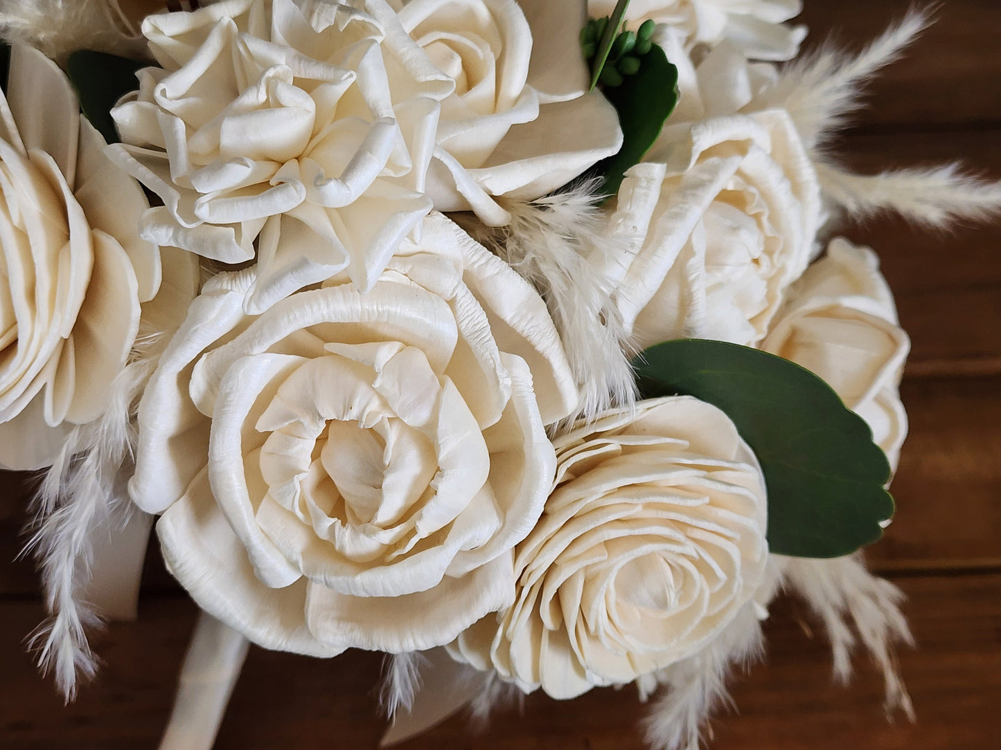 Wedding Bouquet with a matching Boutonniere