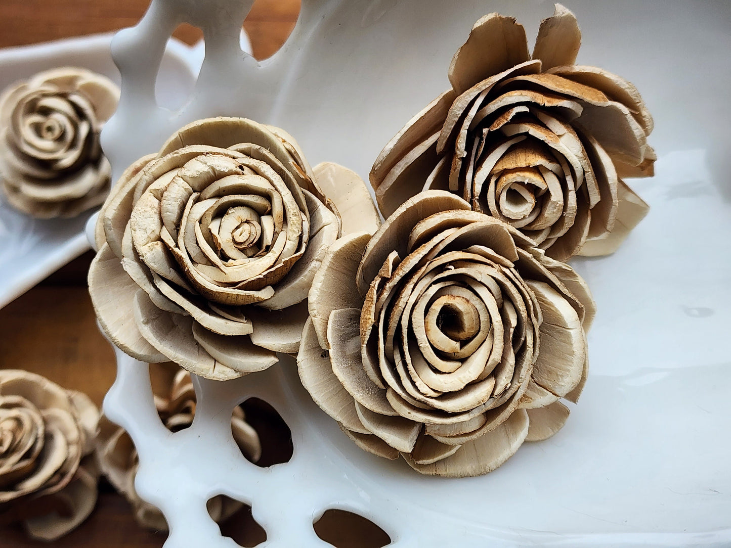 Sola Wood Flowers, 1 Dozen Raw Roses, Earth Tone Wood Flowers, DIY Wedding Flowers, Bouquet Supplies, Floral Craft Supplies, DIY Centerpiece