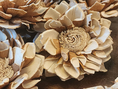 Sola Wood Flowers, 1 Dz Raw Dahlias, Earth Tone Wood Flowers, DIY Wedding Flowers, Bouquet Supplies, Floral Craft Supplies, DIY Centerpiece